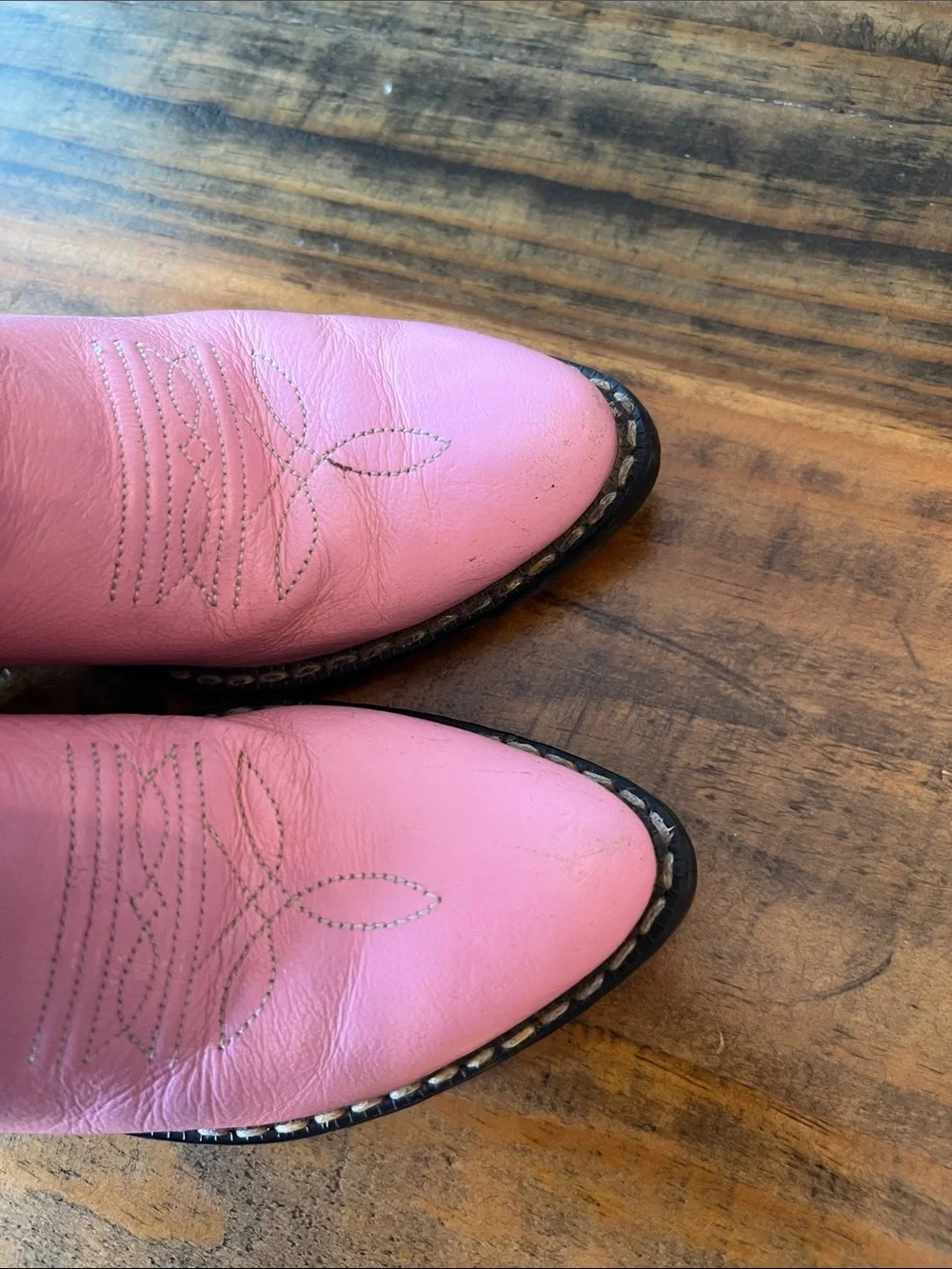 Old West Girls Pink Western Boots